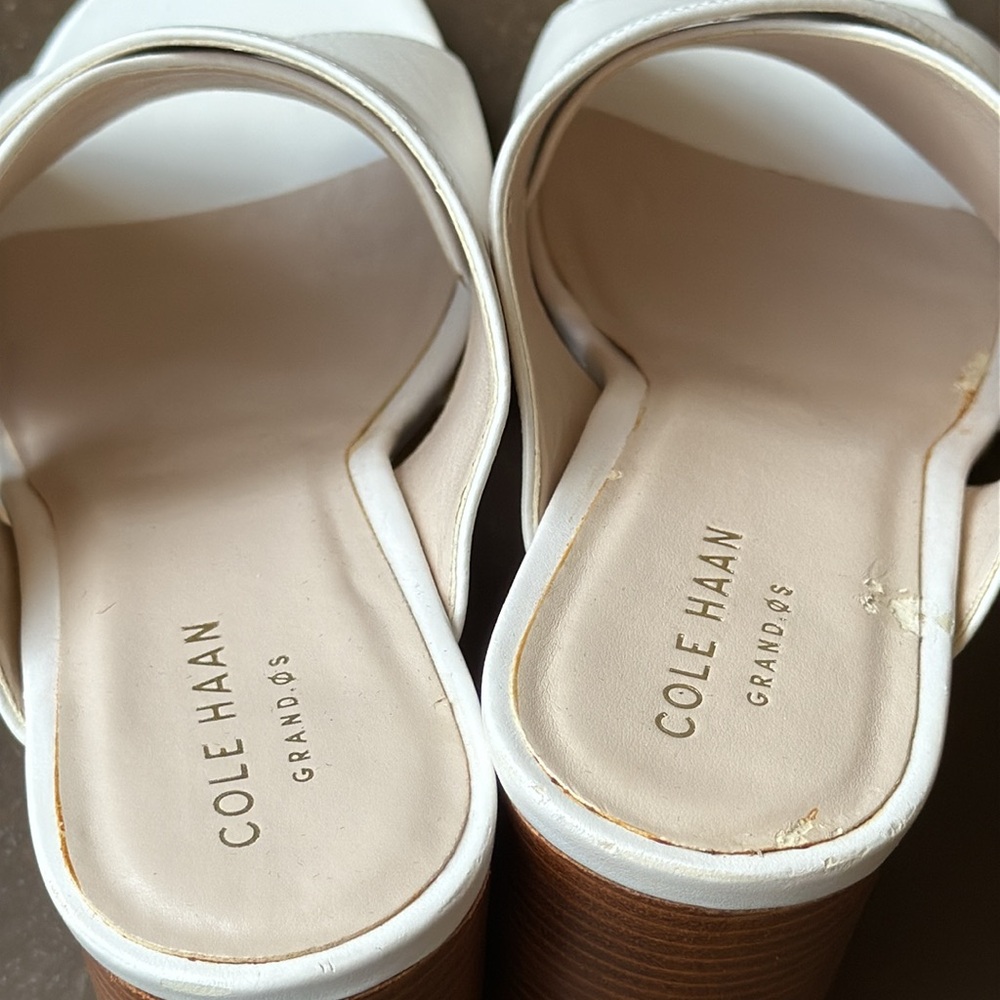 COLE HAAN Grand OS Gabby Criss Cross Block Heel Sandal - Picture 11 of 12